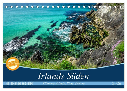 Irlands fanzinierender Süden (Tischkalender 2026 DIN A5 quer), CALVENDO Monatskalender