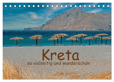 Kreta so vielseitig und wunderschön (Tischkalender 2027 DIN A5 quer), CALVENDO Monatskalender