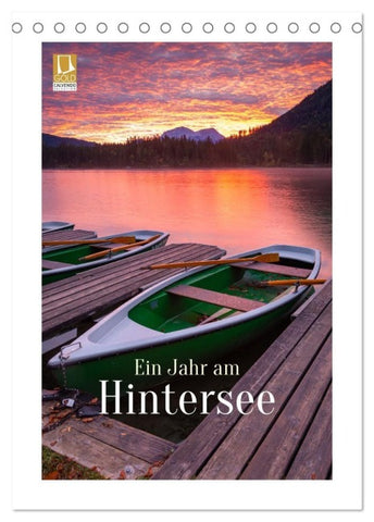 Ein Jahr am Hintersee (Tischkalender 2027 DIN A5 hoch), CALVENDO Monatskalender