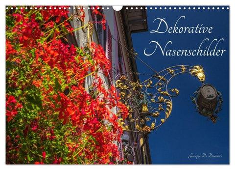 Dekorative Nasenschilder (Wandkalender 2027 DIN A3 quer), CALVENDO Monatskalender