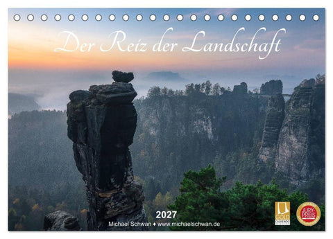 Der Reiz der Landschaft (Tischkalender 2027 DIN A5 quer), CALVENDO Monatskalender