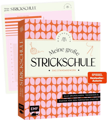 Meine große Strickschule – Das Standardwerk von Maschenfein – mit praktischem Nadelmaß