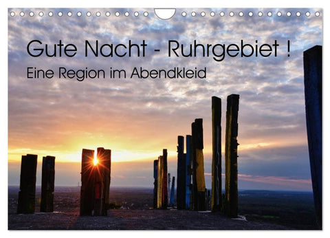 Gute Nacht - Ruhrgebiet! (Wandkalender 2026 DIN A4 quer), CALVENDO Monatskalender