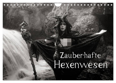 Zauberhafte Hexenwesen (Wandkalender 2027 DIN A4 quer), CALVENDO Monatskalender