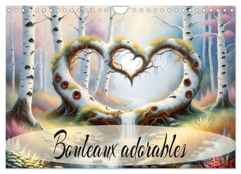 Bouleaux adorables (Calendrier mural 2026 DIN A4 vertical), CALVENDO calendrier mensuel
