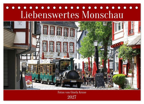 Liebenswertes Monschau (Tischkalender 2027 DIN A5 quer), CALVENDO Monatskalender