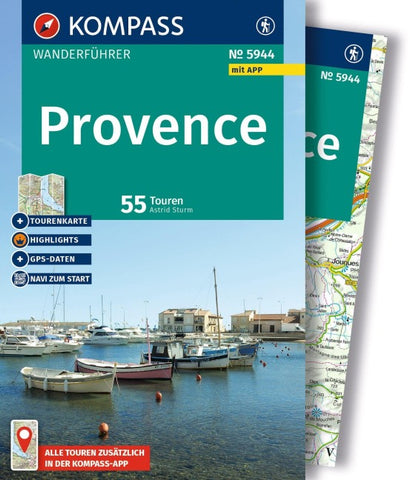 KOMPASS Wanderführer Provence, 55 Touren mit Extra-Tourenkarte