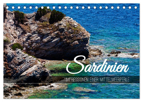Sardinien - Impressionen Einer Mittelmeerperle (Tischkalender 2026 DIN A5 quer), CALVENDO Monatskalender