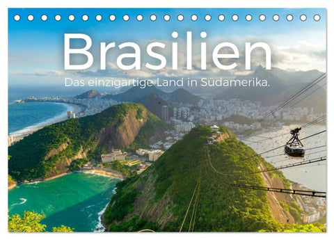 Brasilien - Das einzigartige Land in Südamerika. (Tischkalender 2027 DIN A5 quer), CALVENDO Monatskalender