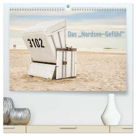 Das "Nordsee-Gefühl" (hochwertiger Premium Wandkalender 2026 DIN A2 quer), Kunstdruck in Hochglanz