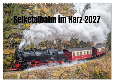Selketalbahn im Harz (Wandkalender 2027 DIN A2 quer), CALVENDO Monatskalender