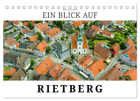 Ein Blick auf Rietberg (Tischkalender 2026 DIN A5 quer), CALVENDO Monatskalender