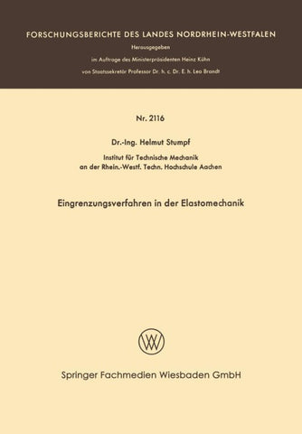 Eingrenzungsverfahren in der Elastomechanik