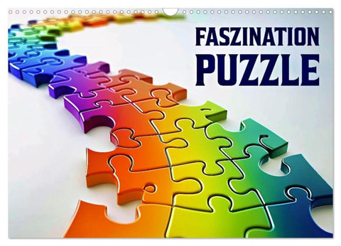 Faszination PUZZLE (Wandkalender 2027 DIN A3 quer), CALVENDO Monatskalender