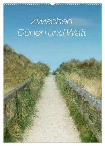 Zwischen Dünen und Watt / Geburtstagskalender (Wandkalender 2027 DIN A2 hoch), CALVENDO Monatskalender