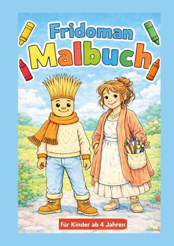 Fridoman - Das Besenbahnhof Malbuch