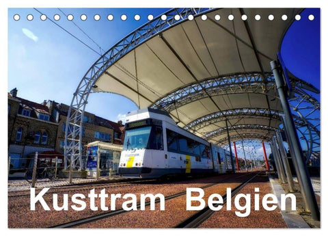 Kusttram Belgien (Tischkalender 2027 DIN A5 quer), CALVENDO Monatskalender