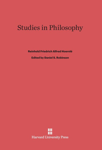 Studies in Philosophy