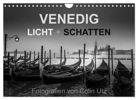 Venedig - Licht und Schatten (Wandkalender 2027 DIN A4 quer), CALVENDO Monatskalender