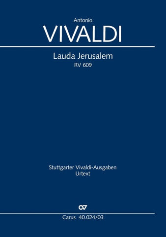Lauda Jerusalem (Klavierauszug)