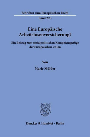 Eine Europäische Arbeitslosenversicherung?