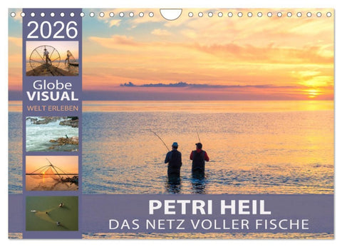 PETRI HEIL - Das Netz voller Fische (Wandkalender 2026 DIN A4 quer), CALVENDO Monatskalender