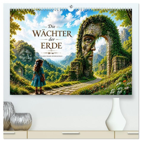 Die Wächter der Erde (hochwertiger Premium Wandkalender 2027 DIN A2 quer), Kunstdruck in Hochglanz