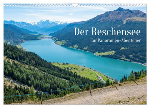 Der Reschensee - ein Panormanen-Abenteuer (Wandkalender 2026 DIN A3 quer), CALVENDO Monatskalender