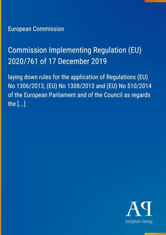 Commission Implementing Regulation (EU) 2020/761 of 17 December 2019