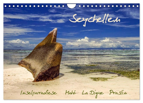 Seychellen - Inselparadiese Mahé La Digue Praslin (Wandkalender 2027 DIN A4 quer), CALVENDO Monatskalender