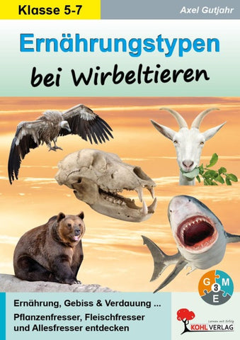 Ernährungstypen bei Wirbeltieren
