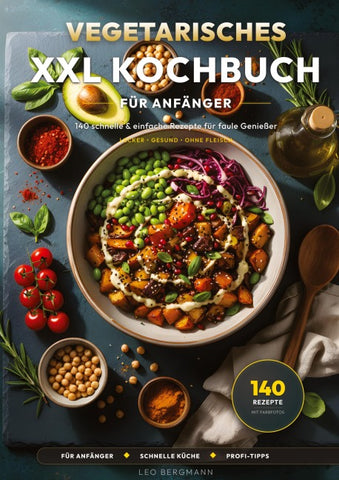 Vegetarisches XXL Kochbuch: 140 schnelle Rezepte