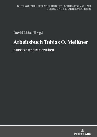 Arbeitsbuch Tobias O. Meißner