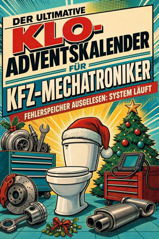 Der ultimative Klo-Adventskalender für KFZ-Mechatroniker