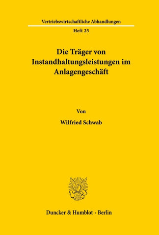 Die Träger von Instandhaltungsleistungen im Anlagengeschäft.