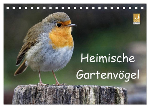 Heimische Gartenvögel (Tischkalender 2027 DIN A5 quer), CALVENDO Monatskalender