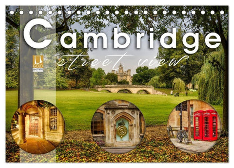Cambridge street view (Tischkalender 2027 DIN A5 quer), CALVENDO Monatskalender