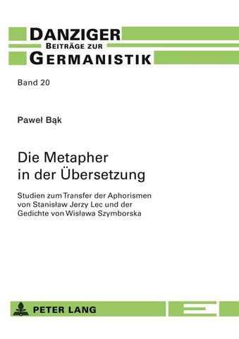 Die Metapher in der Übersetzung