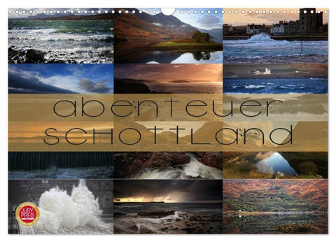 Abenteuer Schottland (Wandkalender 2027 DIN A3 quer), CALVENDO Monatskalender