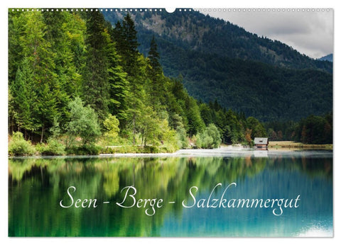 Seen - Berge - Salzkammergut (Wandkalender 2026 DIN A2 quer), CALVENDO Monatskalender