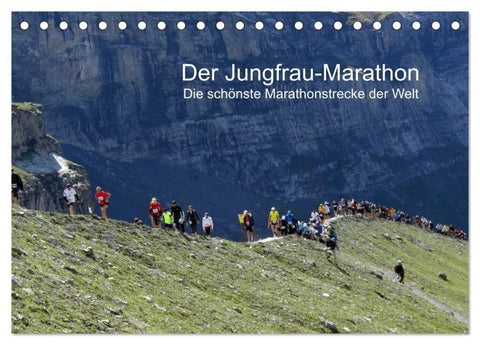 Der Jungfrau-Marathon (Tischkalender 2027 DIN A5 quer), CALVENDO Monatskalender