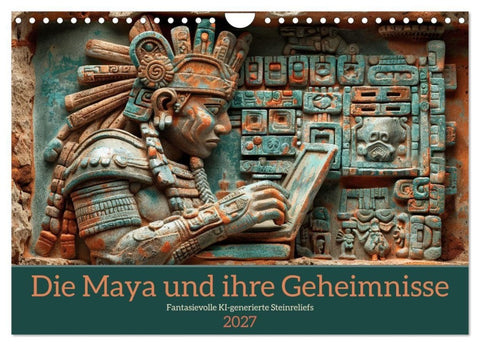 Die Maya und ihre Geheimnisse (Wandkalender 2027 DIN A4 quer), CALVENDO Monatskalender