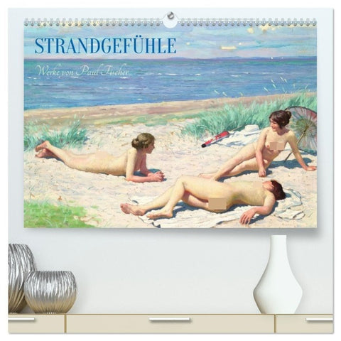 Strandgefühle (hochwertiger Premium Wandkalender 2027 DIN A2 quer), Kunstdruck in Hochglanz