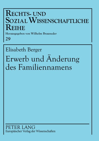 Erwerb und Änderung des Familiennamens