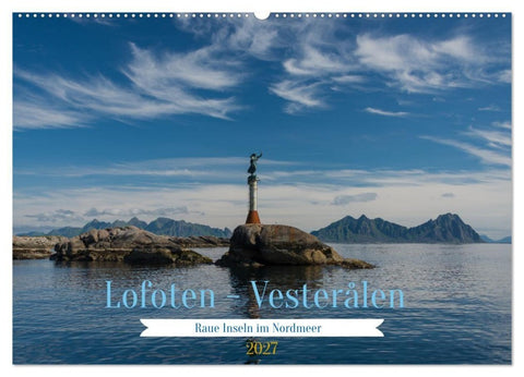 Lofoten Vesterålen (Wandkalender 2027 DIN A2 quer), CALVENDO Monatskalender