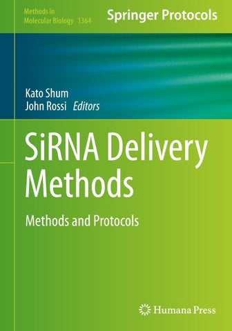 SiRNA Delivery Methods