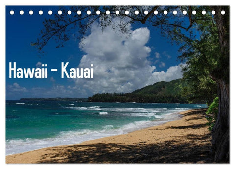 Hawaii - Kauai (Tischkalender 2026 DIN A5 quer), CALVENDO Monatskalender
