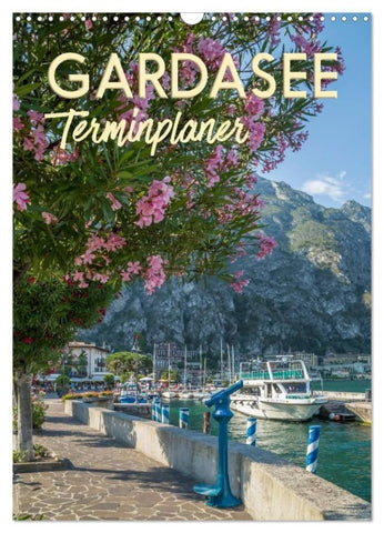 GARDASEE Terminplaner (Wandkalender 2027 DIN A3 hoch), CALVENDO Monatskalender