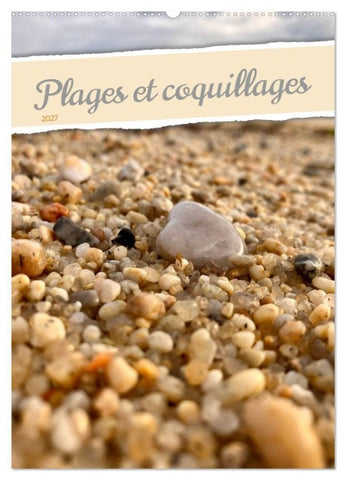 Plages et coquillages (Calendrier mural 2027 DIN A2 horizontal), CALVENDO calendrier mensuel