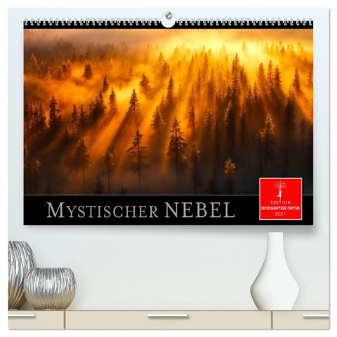 Mystischer Nebel (hochwertiger Premium Wandkalender 2027 DIN A2 quer), Kunstdruck in Hochglanz